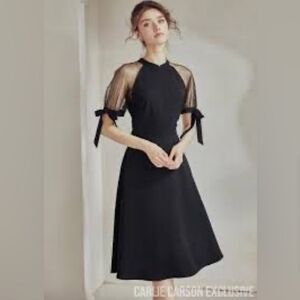 NWT Carlie Carson Little Black Dress Size 4
